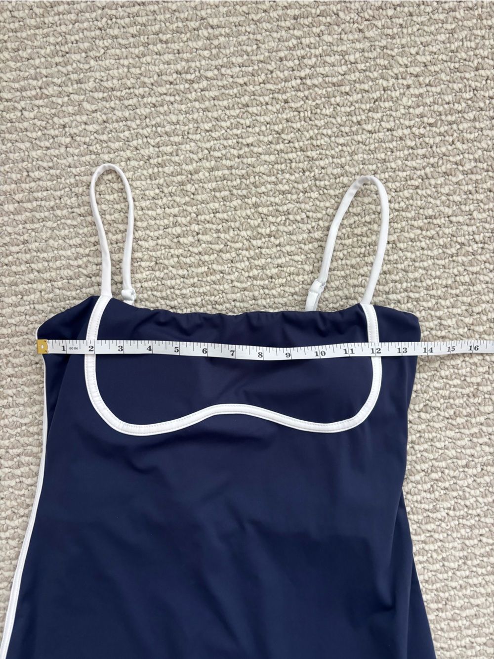 Move With You Womens Size Small Athletic Tennis Dress Built-in Bra Navy Blue - Picture 8 of 11